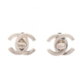Chanel Earrings CC Logo Turnlock Motif