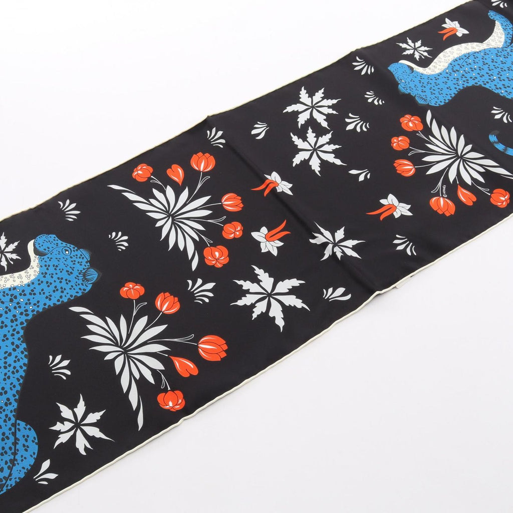Hermes Scarf Echarpe de Soie les Leopards Silk — view 6
