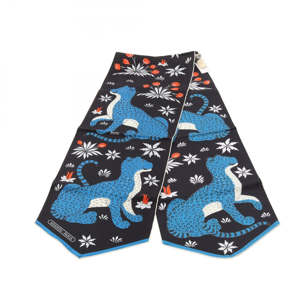 Hermes Scarf Echarpe de Soie les Leopards Silk