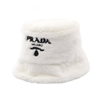 Prada Hat Logo Pile Bucket