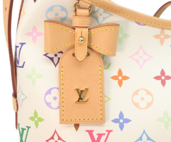Louis Vuitton Takashi Murakami Monogram Multicolor Carryall PM Shoulder Bag — view 6