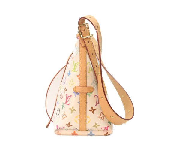 Louis Vuitton Takashi Murakami Monogram Multicolor Carryall PM Shoulder Bag — view 4