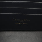 Dior Shoulder Bag 30 Montaigne Drawstring Mini Oblique Ivory Navy Canvas — view 4