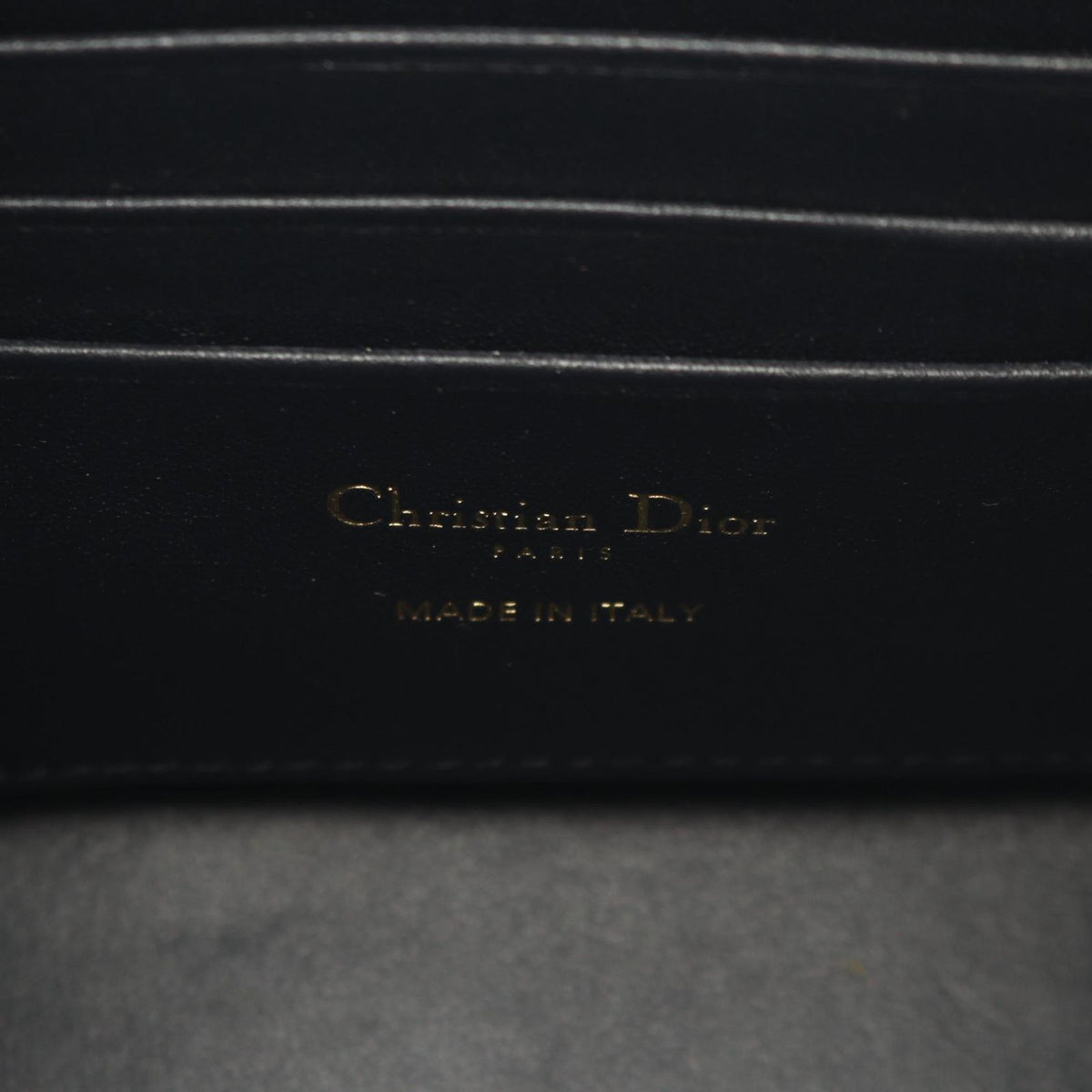 Dior Shoulder Bag 30 Montaigne Drawstring Mini Oblique Ivory Navy Canvas — view 4