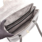 Celine Shoulder Bag Soft 16 Dark Gray Leather Saise — view 3