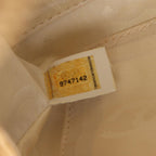 Chanel Handbag Wild Stitch Chevron Yellow Beige Leather Handle — view 5
