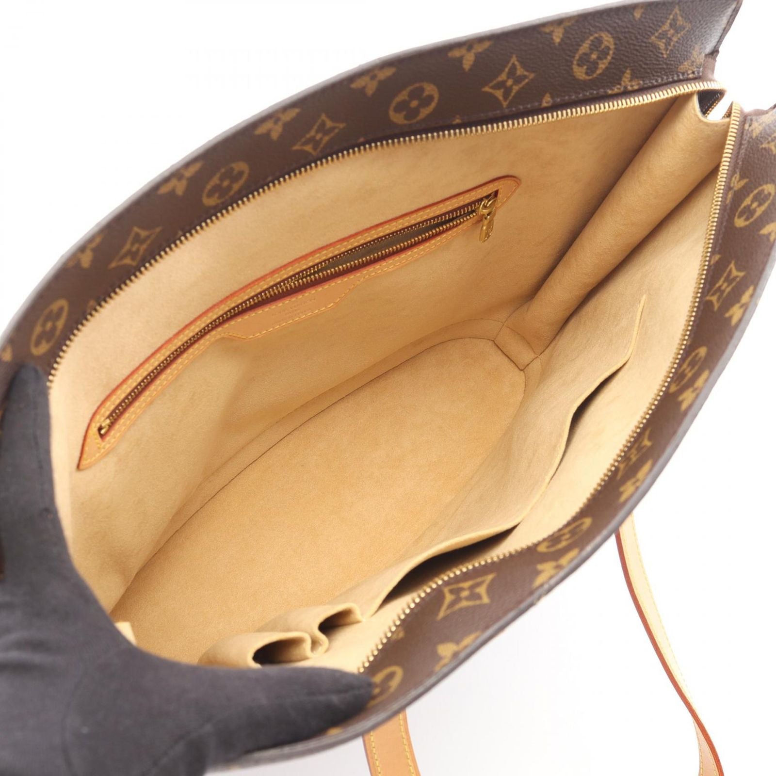 Louis Vuitton Shoulder Bag Babylon Canvas Leather — view 3