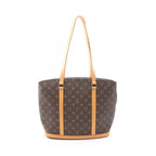 Louis Vuitton Shoulder Bag Babylon Canvas Leather