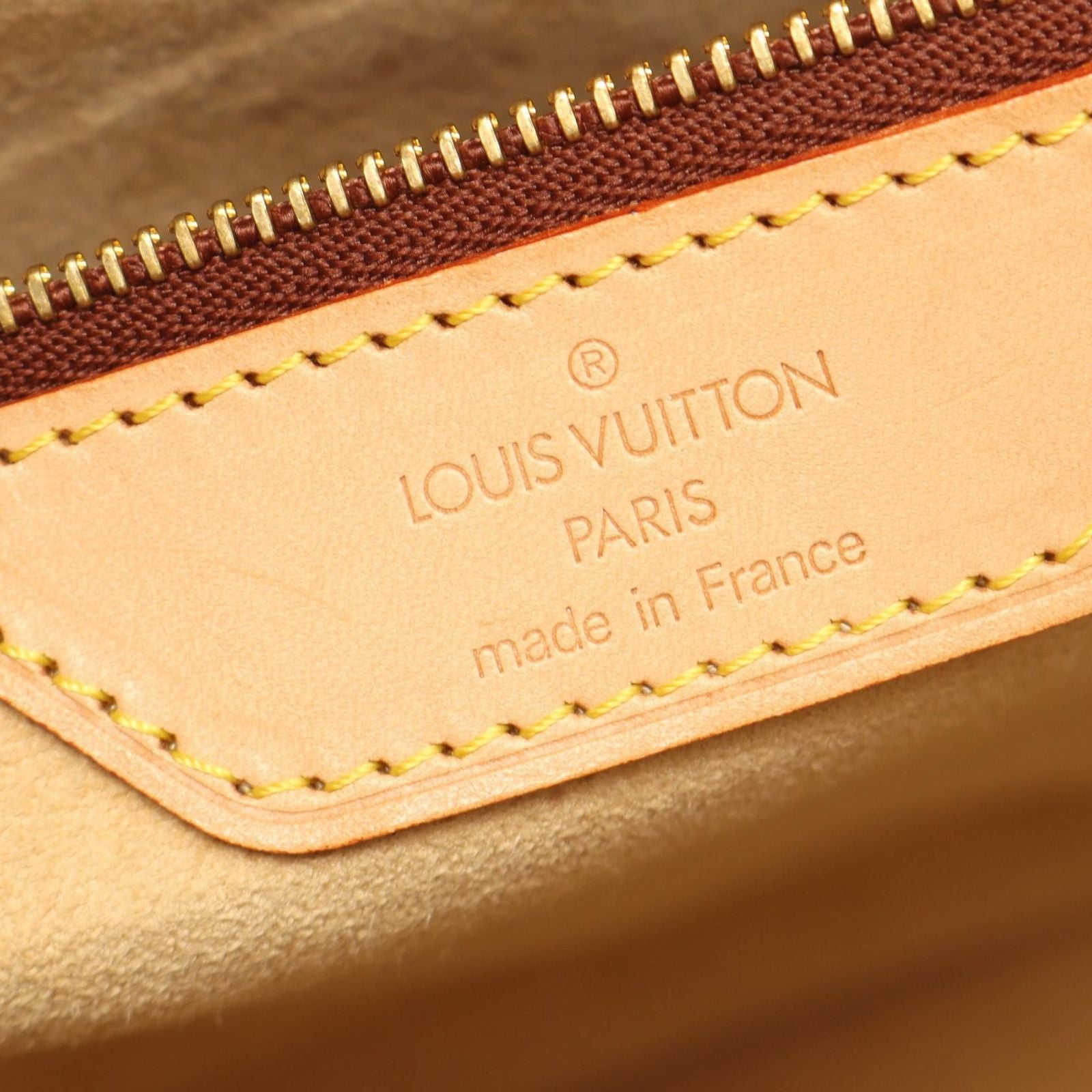 Louis Vuitton Shoulder Bag Babylon Canvas Leather — view 4