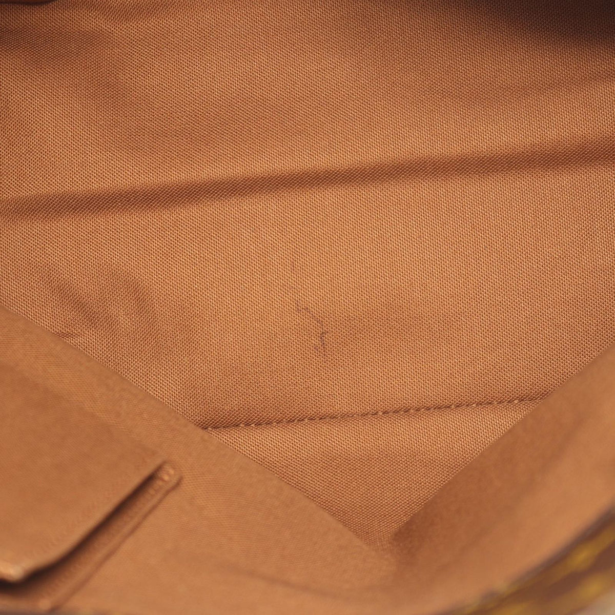 Louis Vuitton Tote Bag Sac Shopping Canvas Leather — view 6