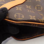 Louis Vuitton Tote Bag Sac Shopping Canvas Leather — view 8