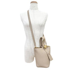 Loewe Pe Bucket Bag Mini Leather Gramgram 2-Way Beige Gold — view 2