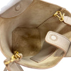 Loewe Pe Bucket Bag Mini Leather Gramgram 2-Way Beige Gold — view 6
