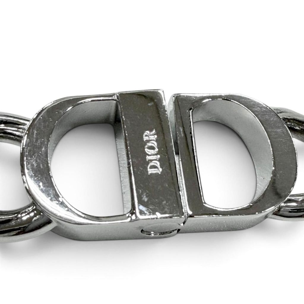 Dior Om CD Icon Chain Link Necklace Silver — view 4