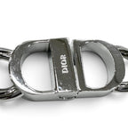 Dior Om CD Icon Chain Link Necklace Silver — view 4