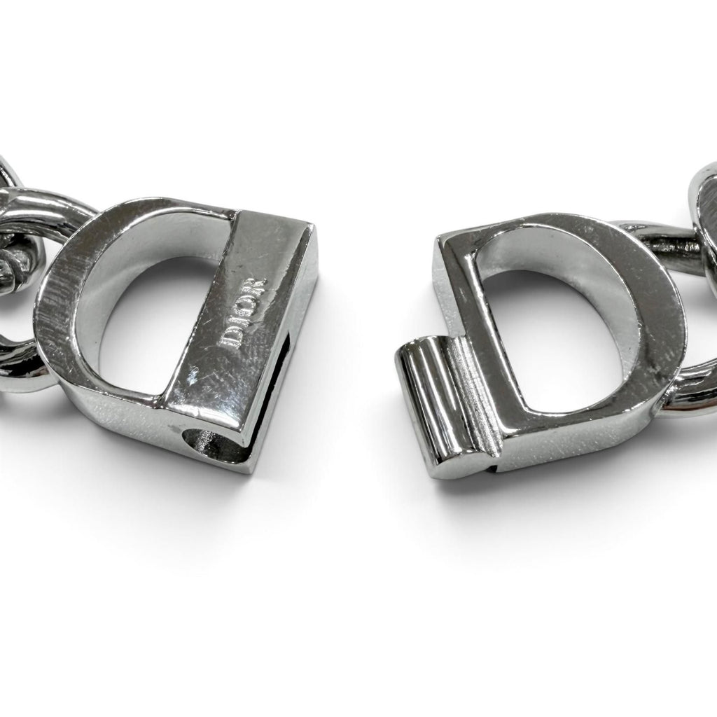 Dior Om CD Icon Chain Link Necklace Silver — view 5