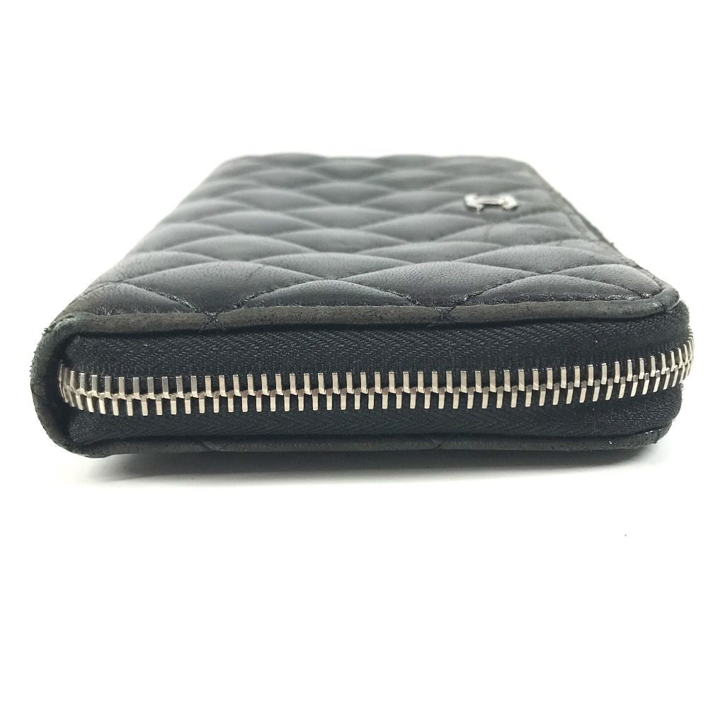 Chanel Wallet CC Logo Quilted Leather Black — view 4