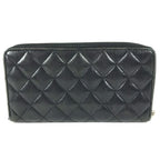 Chanel Wallet CC Logo Quilted Leather Black — view 2