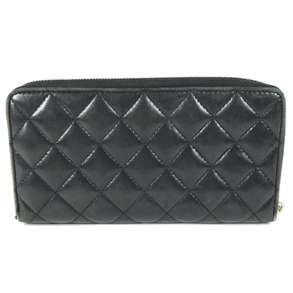 Chanel Wallet CC Logo Quilted Leather Black — view 2