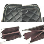 Chanel Wallet CC Logo Quilted Leather Black — view 8