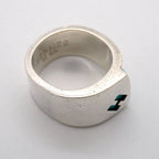 Hermes Ring Candy 925 Sterling Silver Blue — view 8