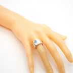 Hermes Ring Candy 925 Sterling Silver Blue — view 7