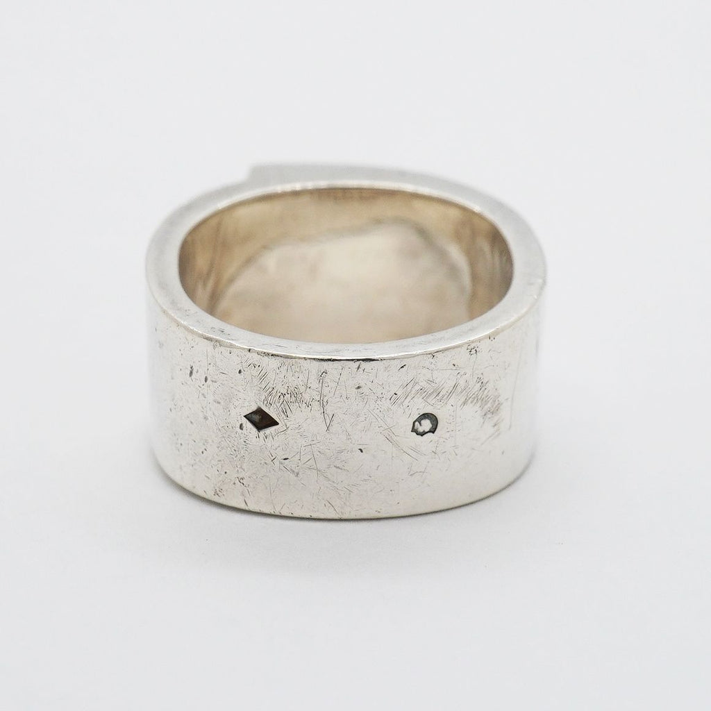 Hermes Ring Candy 925 Sterling Silver Blue — view 5