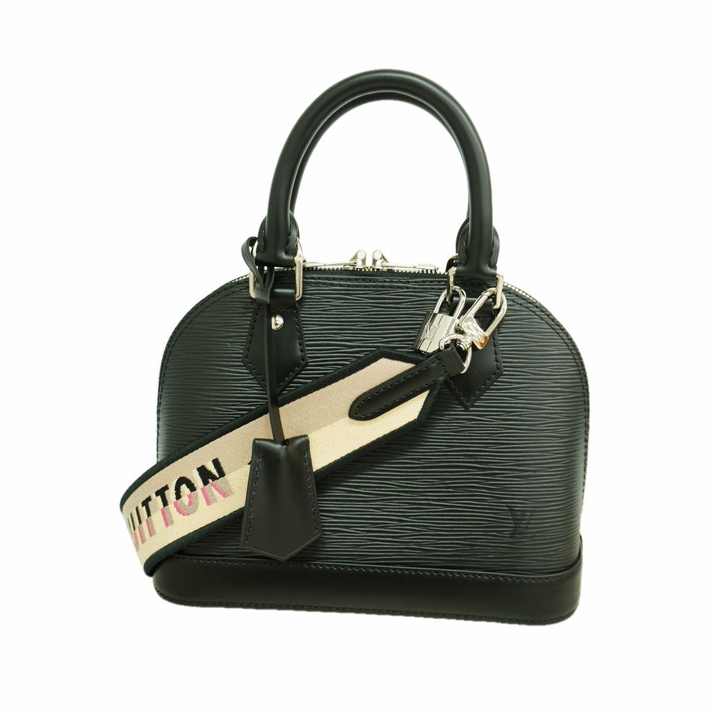 Louis Vuitton Handbag Epi Alma BB Noir 2-Way