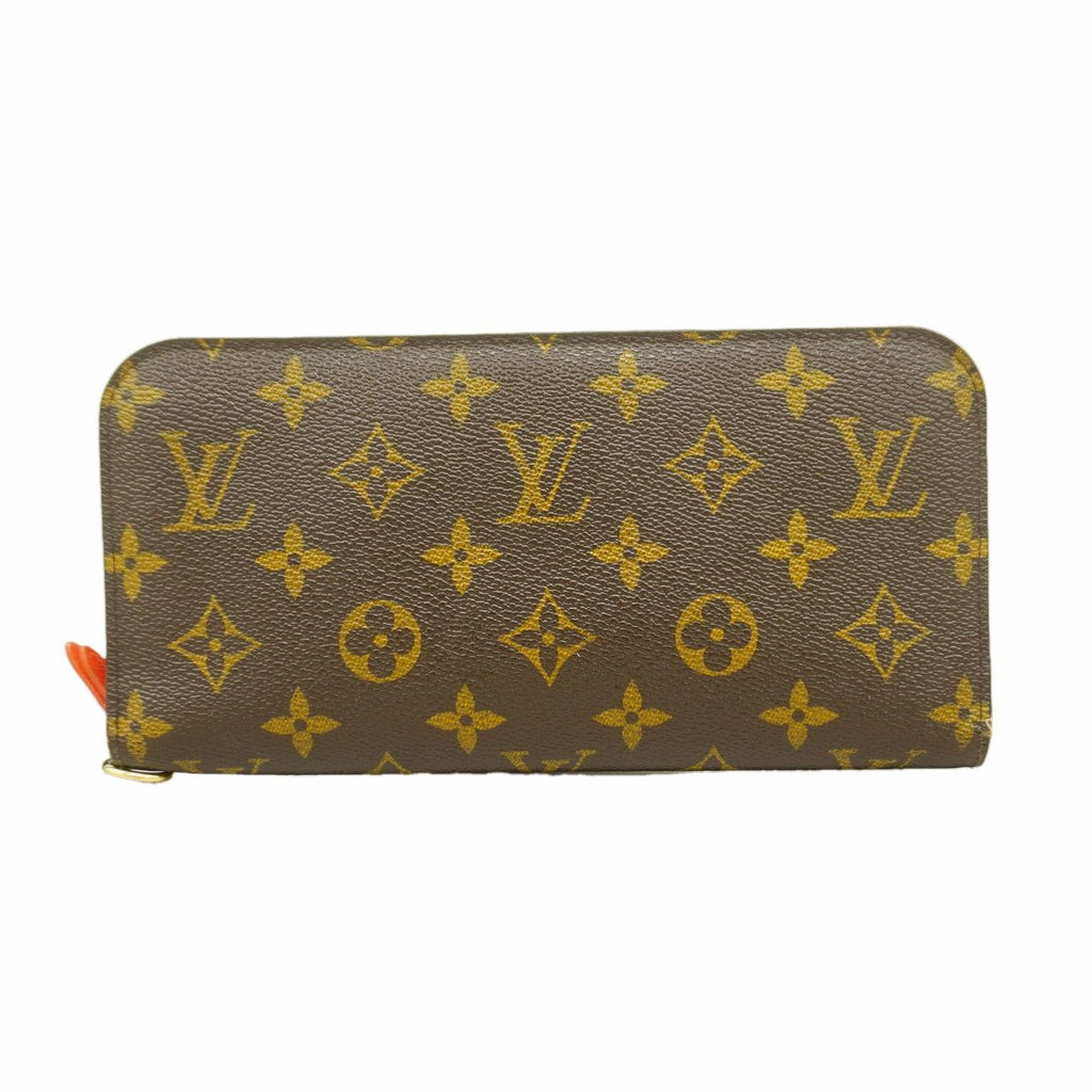 Louis Vuitton Wallet Monogram Portefeuille Insolite Brown Orange