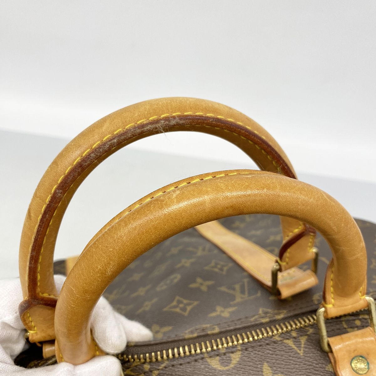 Louis Vuitton Boston Bag Monogram Keepall Bandouliere 50 Brown — view 7