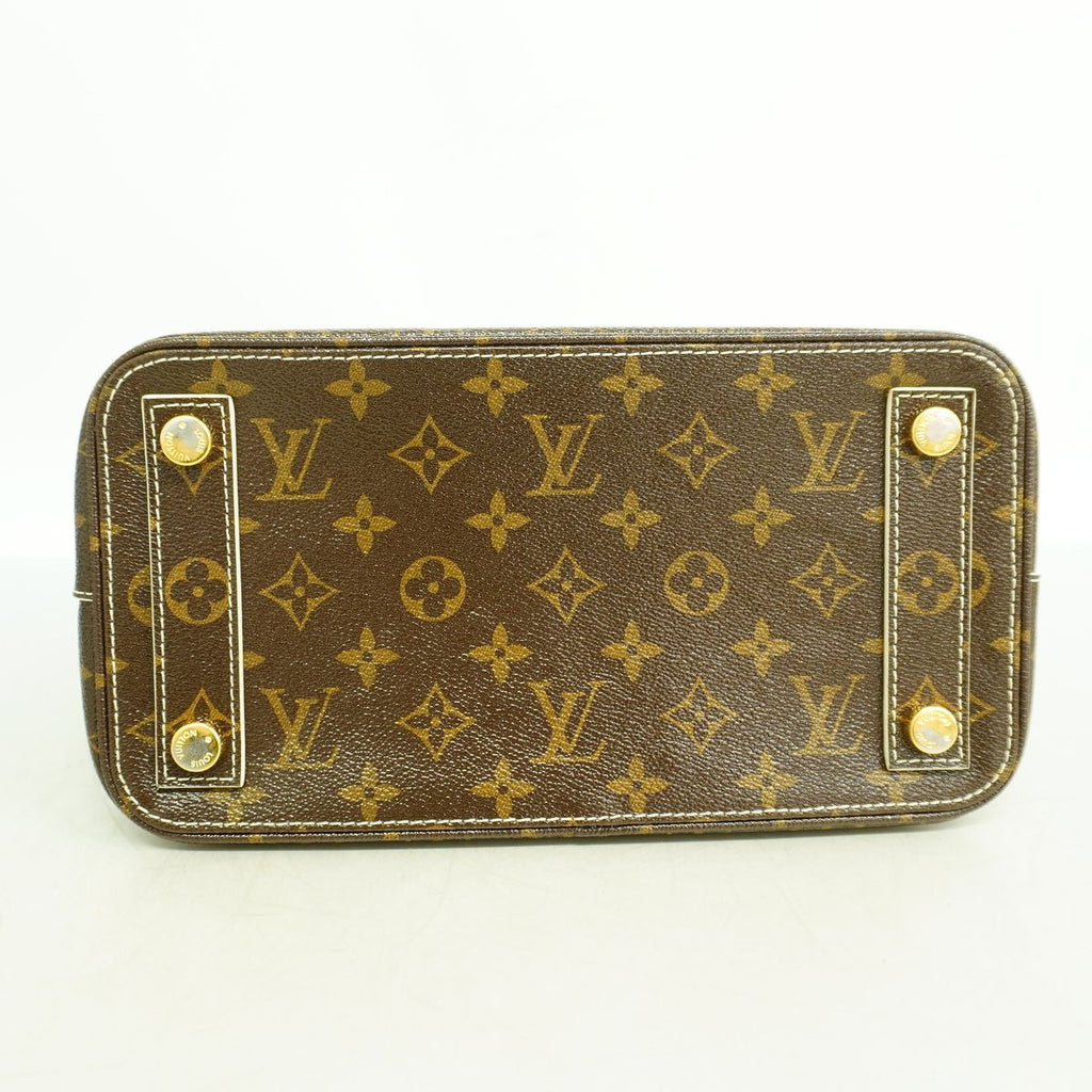 Louis Vuitton Handbag Monogram Shiny Lockit Brown — view 3
