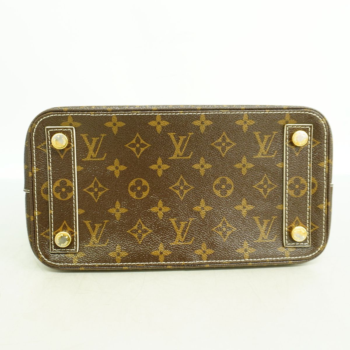 Louis Vuitton Handbag Monogram Shiny Lockit Brown — view 3