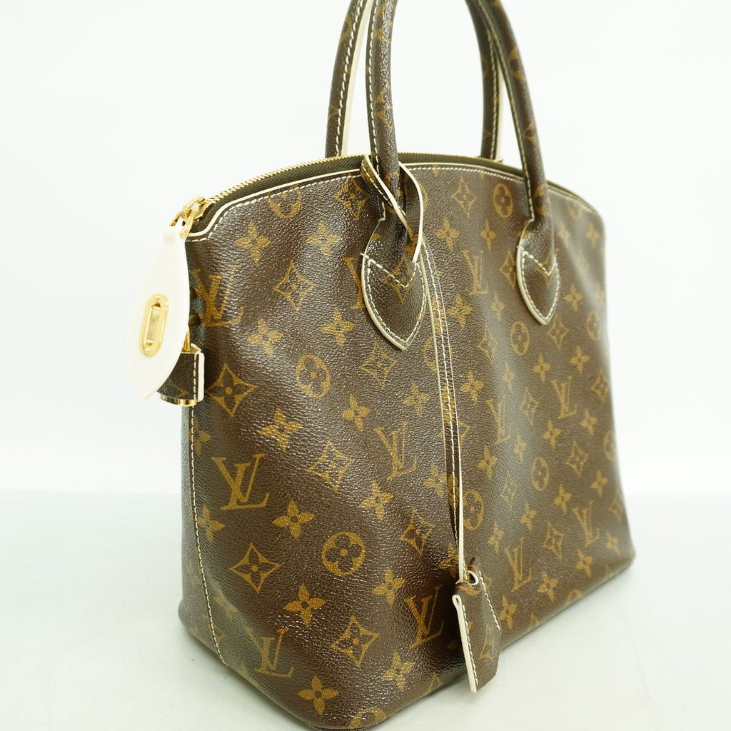 Louis Vuitton Handbag Monogram Shiny Lockit Brown — view 2