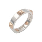 Hermes Crew Doe B Ring Included 18k Pink Gold 925 Sterling Silver