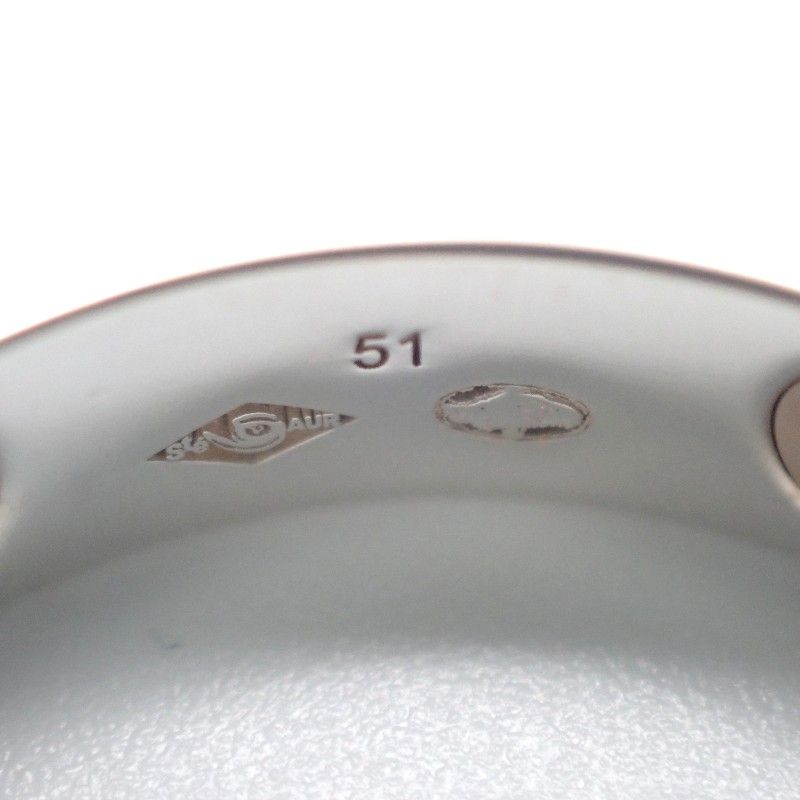 Hermes Crew Doe B Ring Included 18k Pink Gold 925 Sterling Silver — view 8
