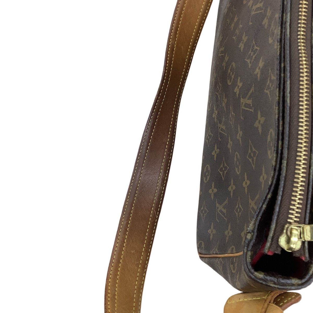 Louis Vuitton Monogram Viva Cite GM Shoulder Bag Brown — view 8