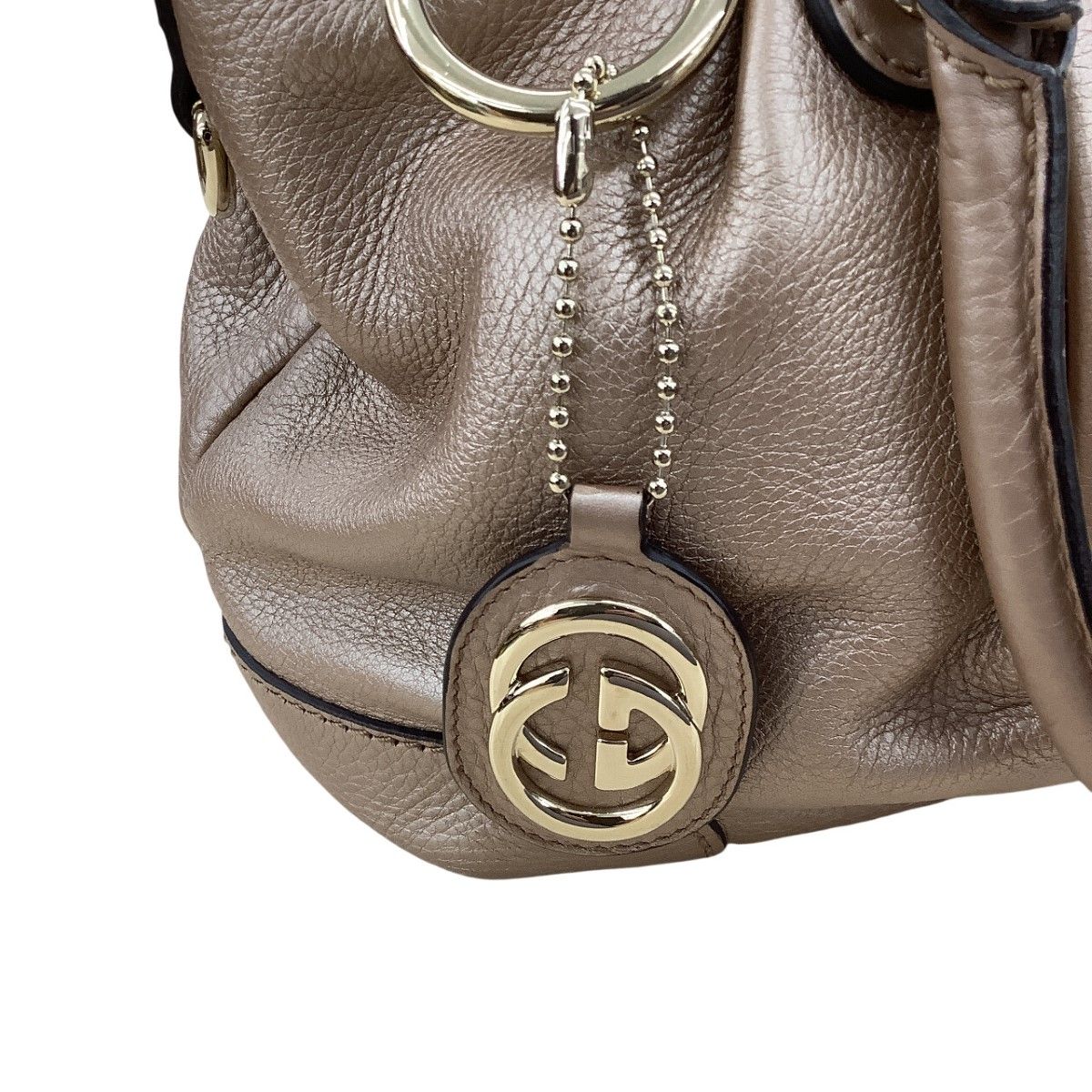 Gucci Diamante Sookie Handbag Champagne Gold — view 7