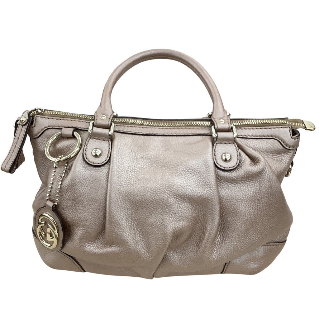 Gucci Diamante Sookie Handbag Champagne Gold
