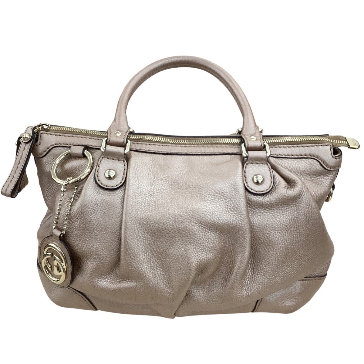 Gucci Diamante Sookie Handbag Champagne Gold