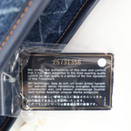 Chanel Gabriel Denim x leather Chain Shoulder Bag Blue Gold — view 5