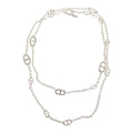 Hermes Farandole Long Necklace 925 Sterling Silver Creasing Sally Chaine