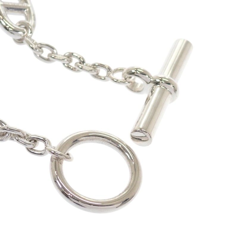 Hermes Farandole Long Necklace 925 Sterling Silver Creasing Sally Chaine — view 5