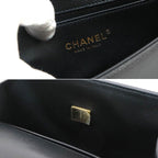 Chanel Boy Small Chain Shoulder Bag Caviar Leather Black — view 8