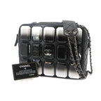 Chanel Quilted Camera Bag Chain Lambskin Plastic Black — view 2
