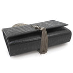 Saint Laurent Kate Chain Shoulder Bag Croco — view 4