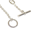 Hermes Farandole Long Necklace 160 925 Sterling Silver Creasing Sally Chaine — view 4