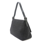 Fendi Zucchino Mamma Bucket Shoulder Bag Canvas Black Gunmetal — view 3