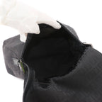Fendi Zucchino Mamma Bucket Shoulder Bag Canvas Black Gunmetal — view 6