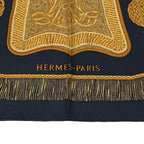 Hermes Carre 90 Poste et Cavalerie Silk Scarf — view 7