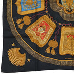 Hermes Carre 90 Poste et Cavalerie Silk Scarf — view 2